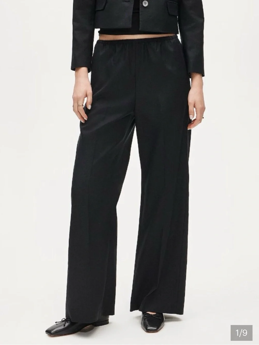 Cosmo pant in Gramercy linen blend black